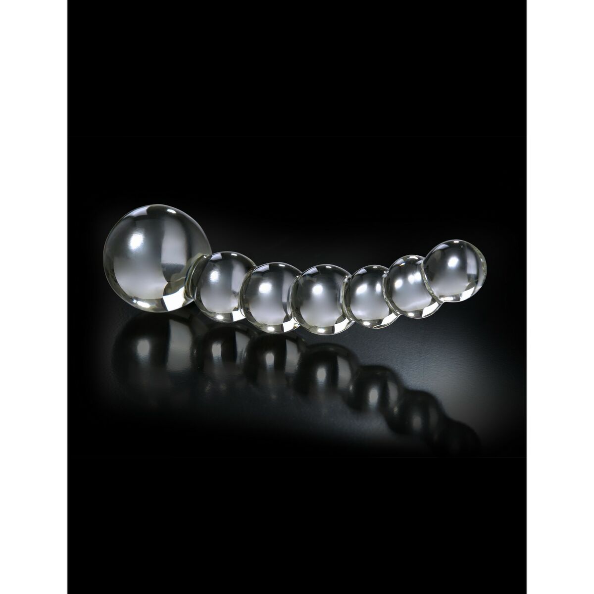 Analkugeln Pipedream Glas Durchsichtig - FlowNight