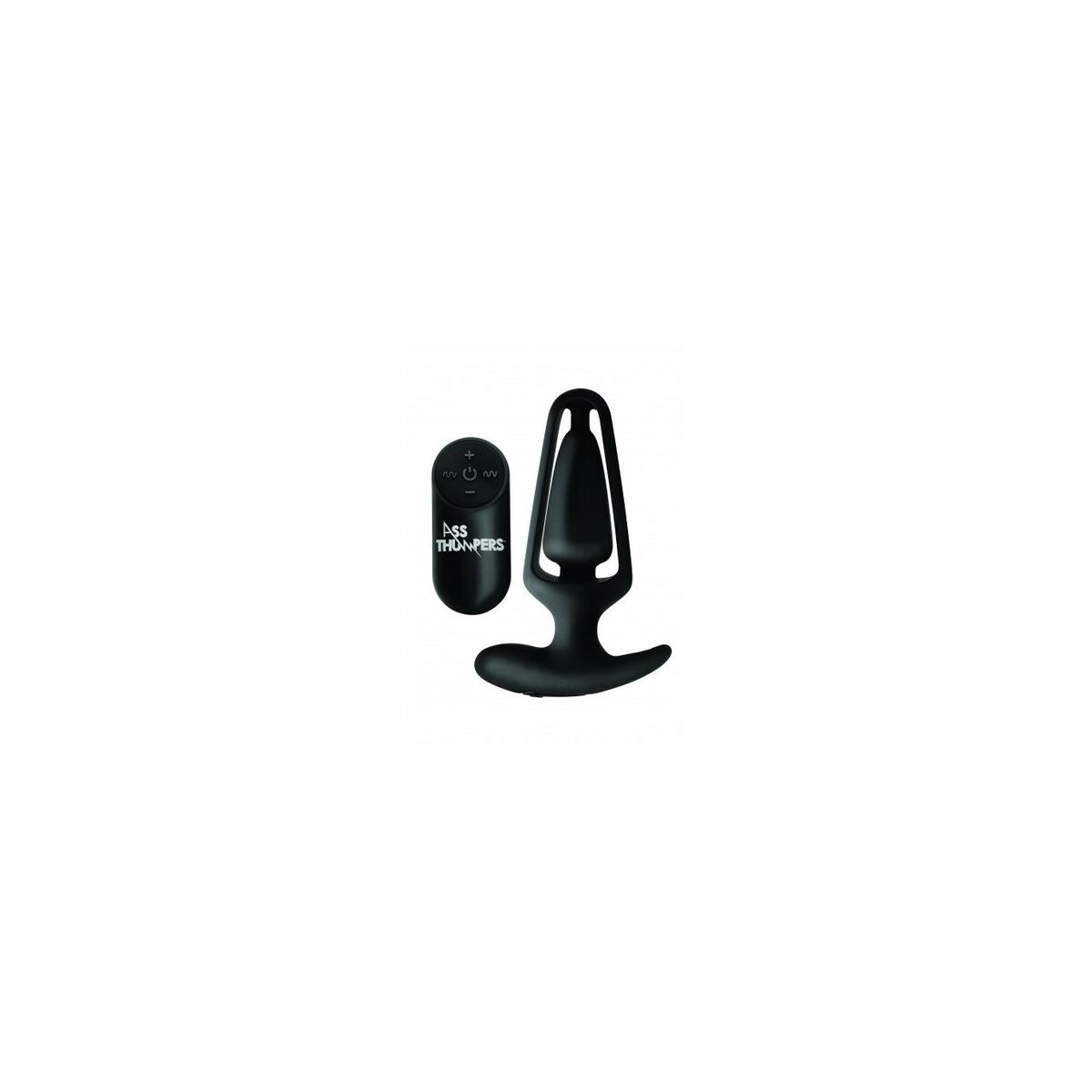 Anal-Vibrator XR Schwarz Silikon - FlowNight