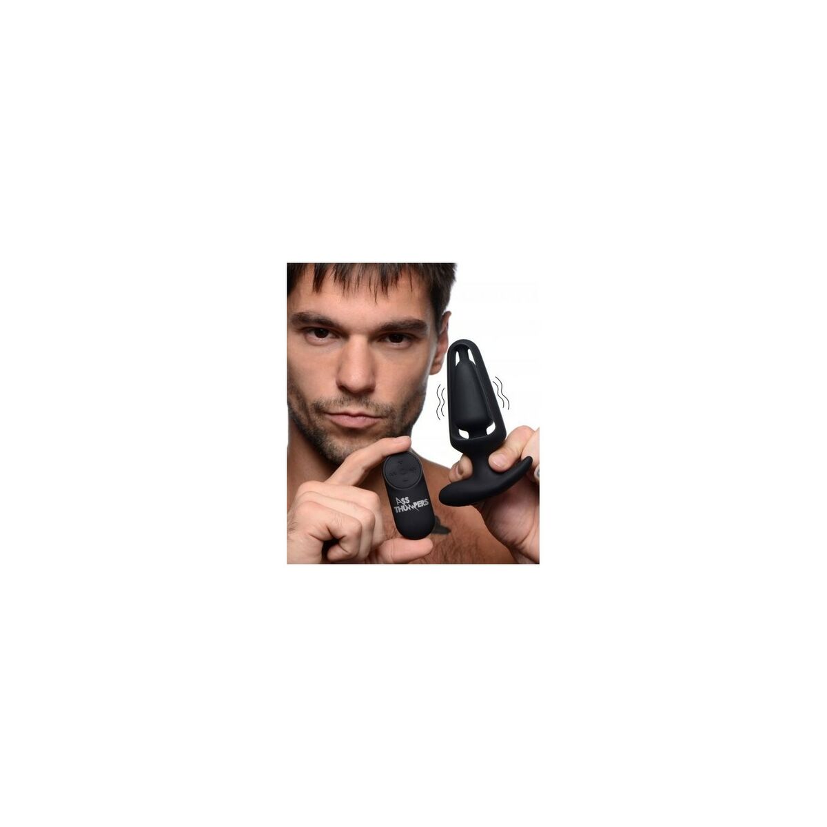 Anal-Vibrator XR Schwarz Silikon - FlowNight